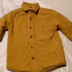 Kids Sherpa Lined Tan Jacket